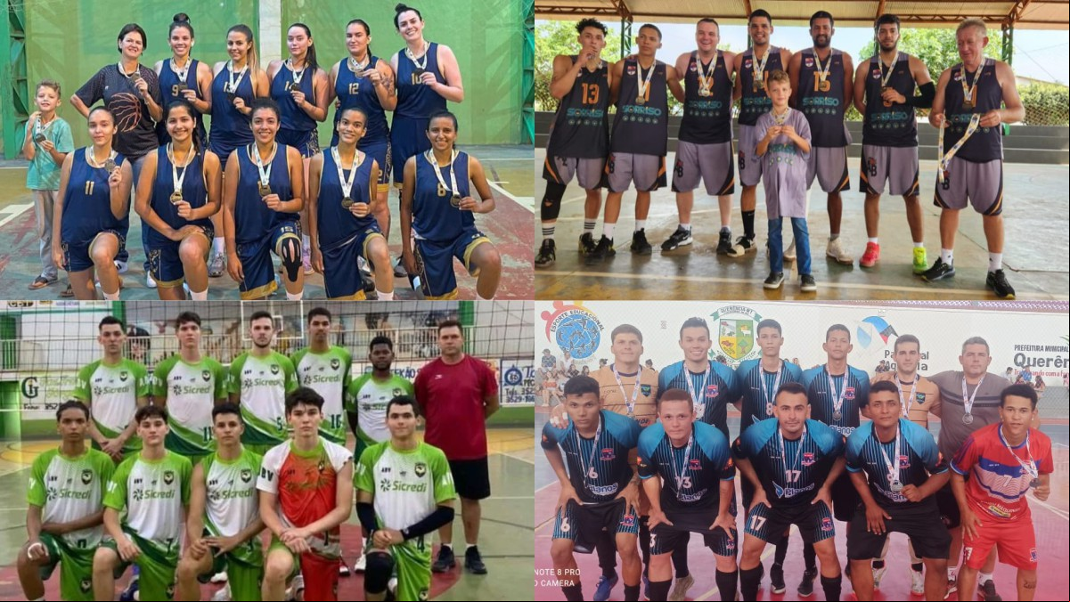 Basquete, Vôlei e Futsal de Água Boa se destacam na etapa dos Jogos Abertos Mato-Grossenses em Querência