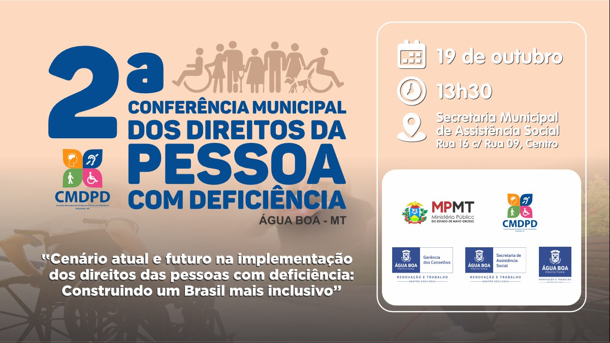 2ª Conferência Municipal dos Direitos da Pessoa com Deficiência