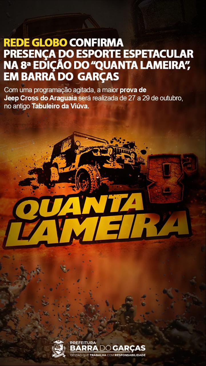 Quanta Lameira será dias 27 a 29 de outubro