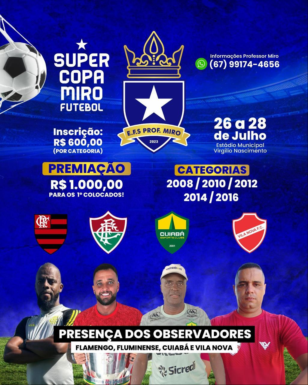 Supercopa Miro de Futebol de Campo, oportunidade para jovens talentos