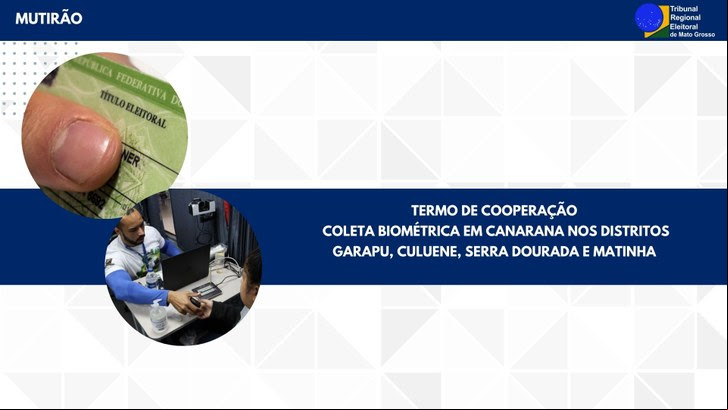 Acordo entre TRE-MT e Prefeitura amplia alcance dos serviços eleitorais em Canarana