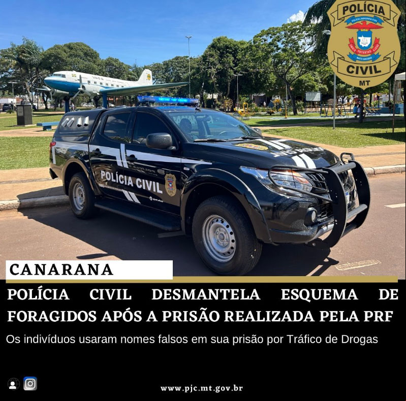 Apreensão de drogas pela PRF leva PJC a descobrir foragidos da justiça