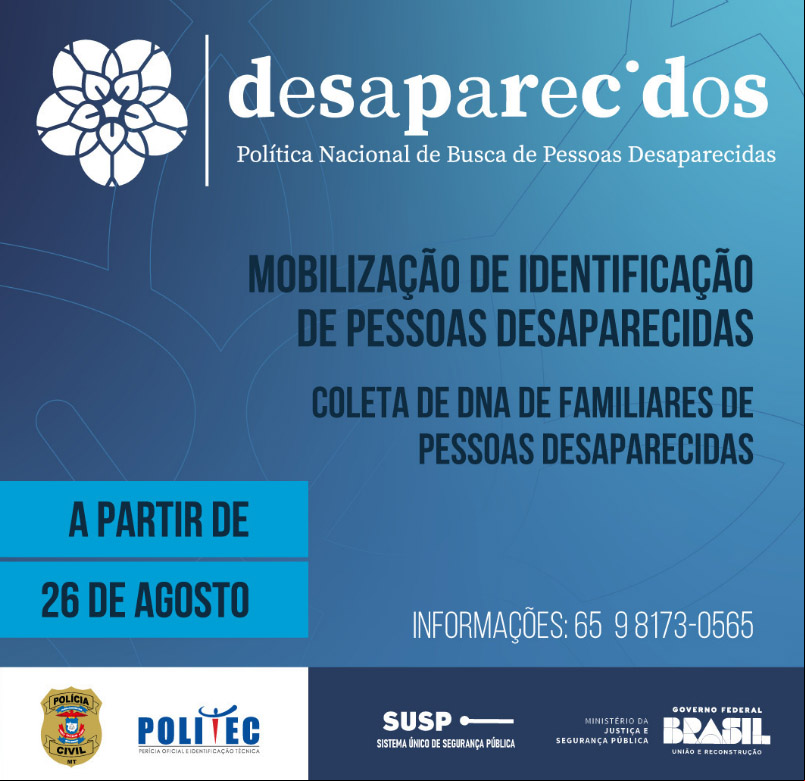 Campanha Nacional de Coleta de DNA de Pessoas Desaparecidas