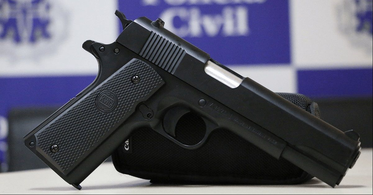 PM encontra simulacro após denuncia anônima