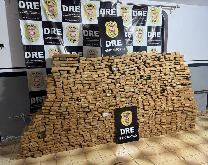 Forças de segurança apreenderam 41,2 toneladas de drogas em 2024