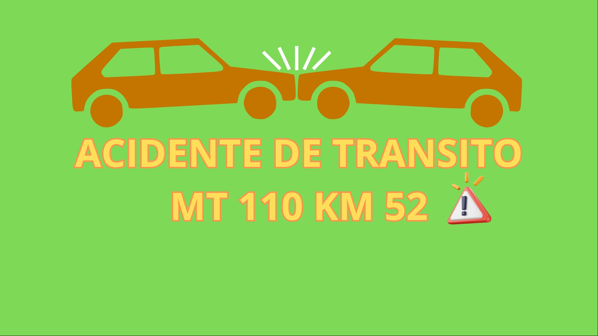 Foto Reprodução Acidente de trânsito na rodovia MT-110 é registrado em Querência