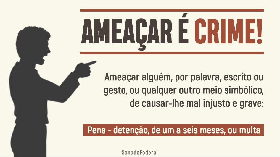 Ameaça por causa de acidente de trânsito