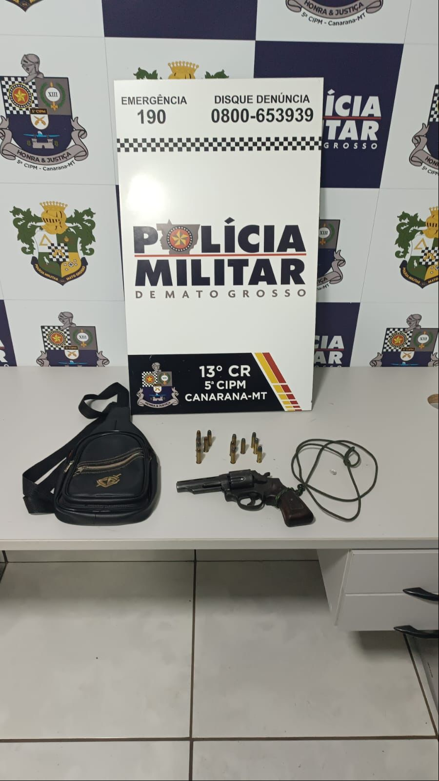 Pm prende homem com arma em Canarana