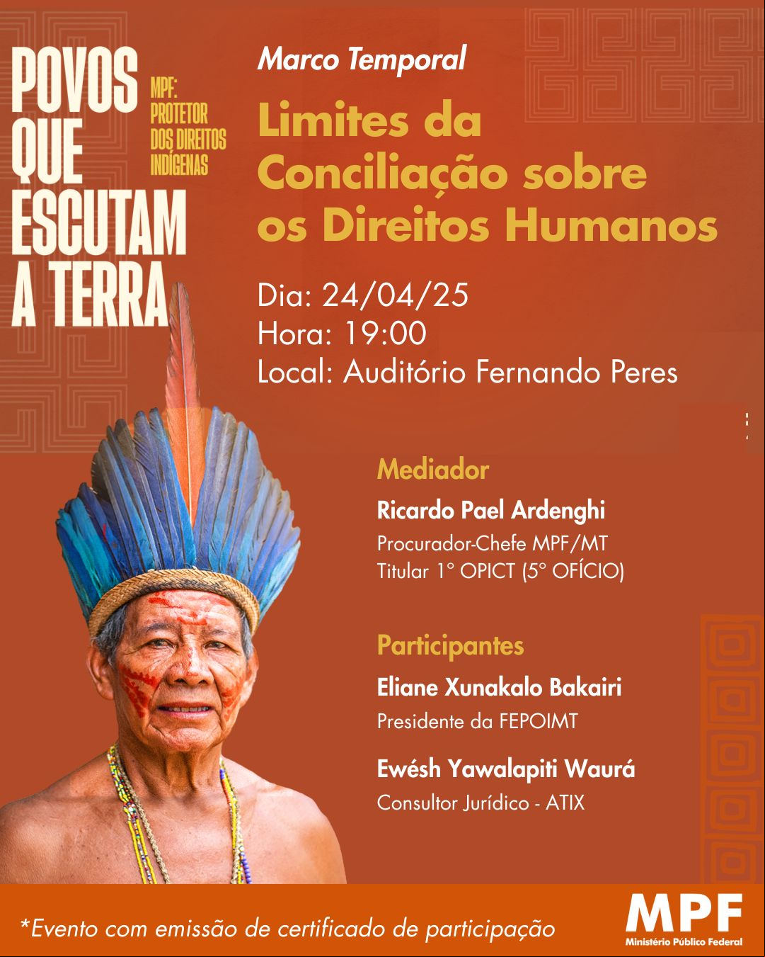 Abril Indígena: reuniões do MPF com Indígenas Boe Bororo, Xavante e povos do Xingu em Barra do Garças