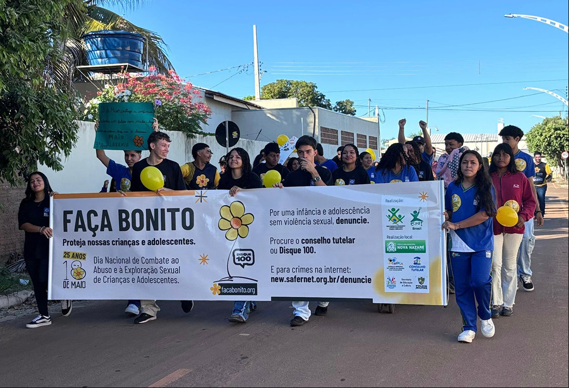 Semana de Conscientização reforça combate ao abuso e exploração sexual de menores em Nova Nazaré