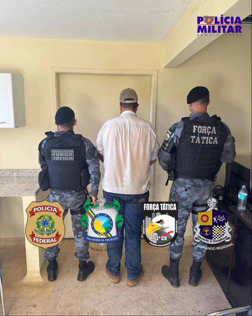 PM cumpre mandado de prisão na zona rural