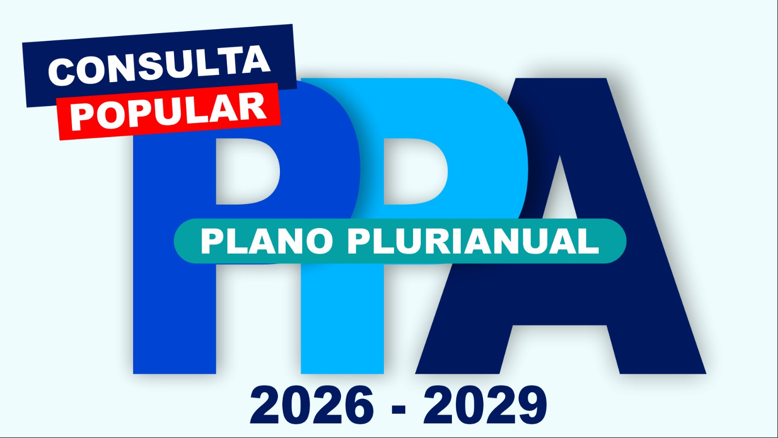 Prefeitura promove Consulta Pública; participe do planejamento 2026-2029