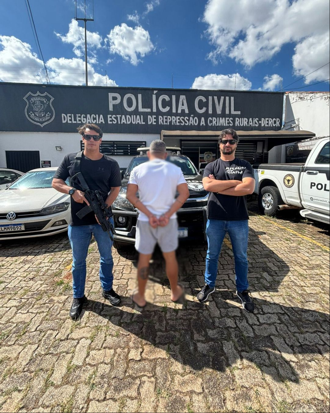 Homem preso em GO já tinha agens policiais em Nova Xavantina e Água Boa
